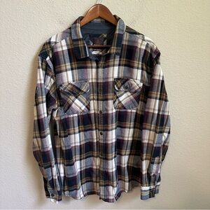 Prana Men’s Lybeck Plaid Long Sleeve Flannel Button Up Shirt